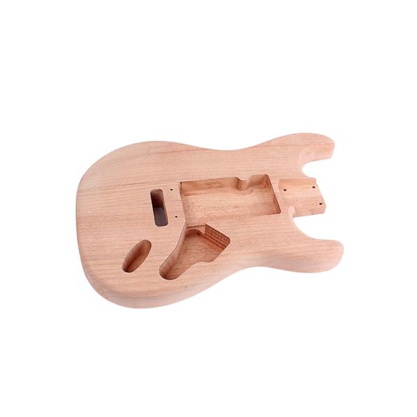 Unfinished Handcrafted ST Electric Guitar Body Red Walnut Guitar Barrel Guitar DIY Parts