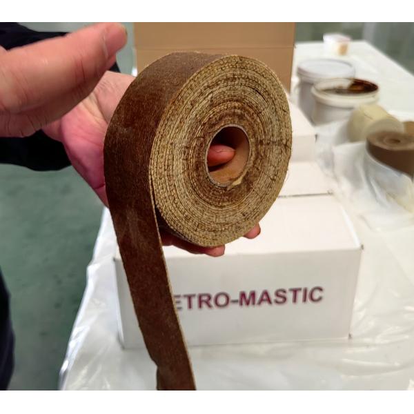 Brown Petrolatum Tape with 10M Roll Length and 1.1-1.2mm Thickness for Corrosion Protection