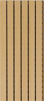 Panneaux muraux acoustiques en bois MDF à rainures pour la décoration intérieure de salles de musique