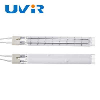1500W Twin Tube Infrared Lamp Nichrome 230V White Coating