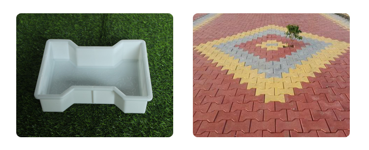 Diy Precast польза пластикового материала прессформы Paver сада 1500 раз