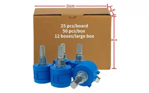 BONENS IP67 Waterproof 10 Turn Precision Multi-turn Rotary Wirewound Potentiometer with Knob