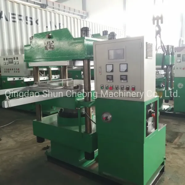 Automatic Grade 100 Ton Rubber Compression Molding Machine with 600X600 Plate Size for Car Gasket Production