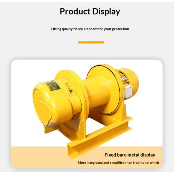 Heavy-Duty 380V Steel Electric Hoist with Wire Rope for Overhead Crane and Material Lifting