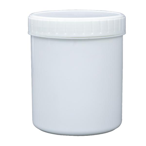 White Black 12*140mm 1L Plastic Jar With Screw Lid OEM ODM