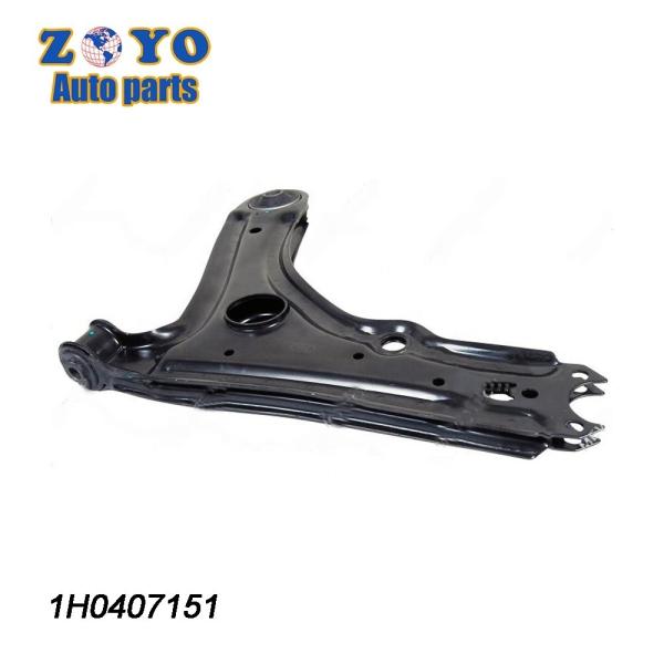 Vw Golf 1H0407151 Braço de comando de suspensão com revestimento E preto e padrão OEM