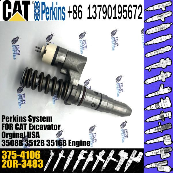 Injetor comum 375-4106 do trilho do combustível quente da venda 3754106 20R3483 para o motor 3512C 3516C de Caterpillar