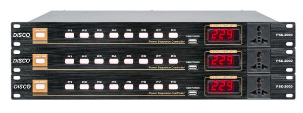 8 Channel Psc-2000 Audio Processor Power Sequencer Controller Button Control