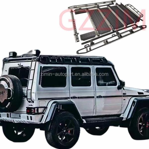 Aluminum Alloy/Steel Roof Rack For Mercedes-Benz G-Class Black Roof Mount