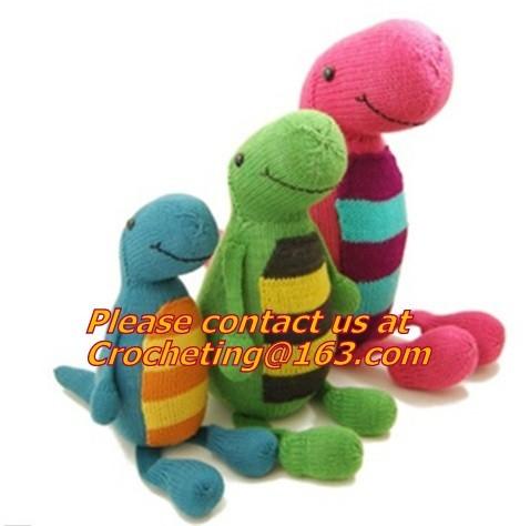 Custom kitted toys, knitting girl, 100% cotton yarn custom toys， Cheap custom plush toys
