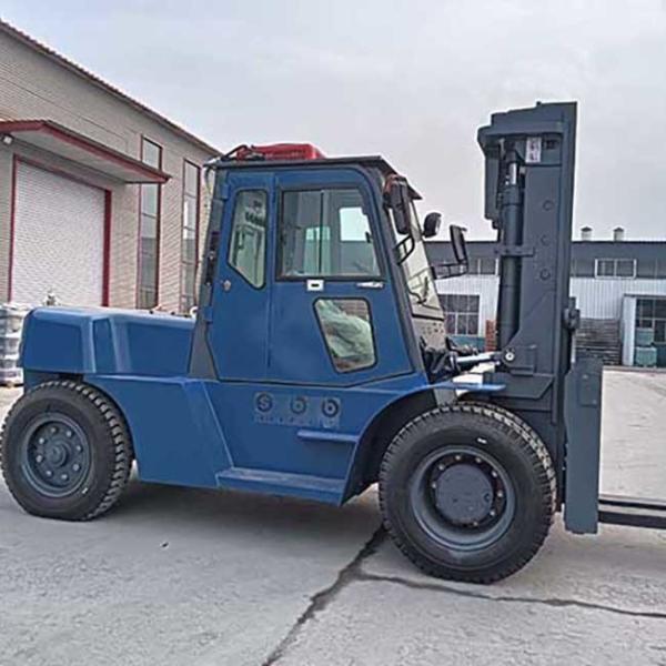 8000kgs FD80 Diesel Fork Truck Japanese Engine 8 Ton Forklift