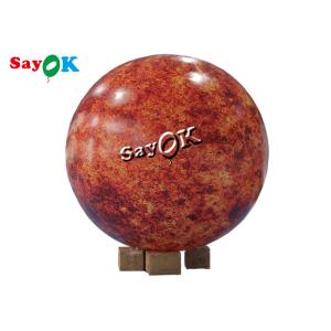 Крупный план украшения этапа концерта раздувной освещая большой горя Солнце на ночь партии