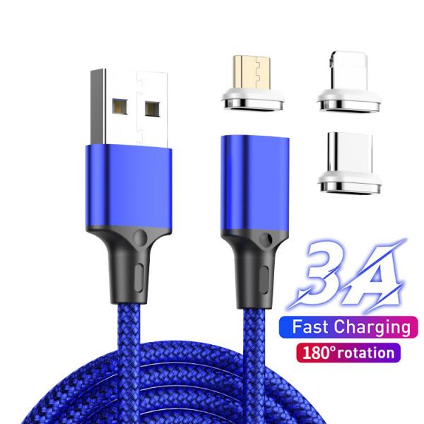 Square 180 Rotation OEM Magnetic USB Charging Cable Data Sync