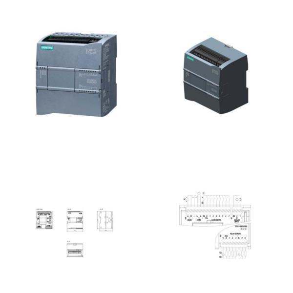 SIEMENS SIMATIC S7 1200 PLC CPU 1212C 6ES7212-1HE40-0XB0 for Industrial Automation