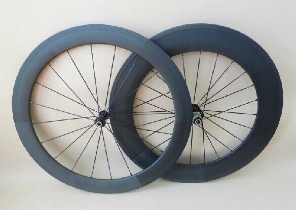 Most Popular  high quality wheel 700c carbon wheelset 60mm+88mm 23mm clinche for road bike