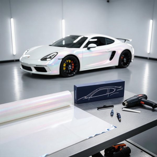 Self Healing Color Shift PPF UV Protection Frost White Car Wrap Scratch Resistant