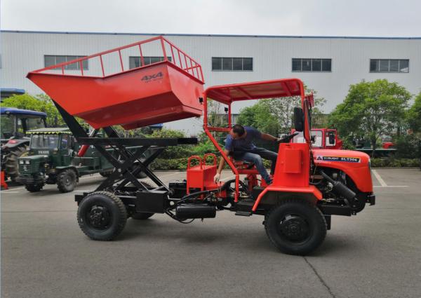 FWD/4WD Drive Mini Farm Tractor Articulated Dump Truck 4 Ton Capacity