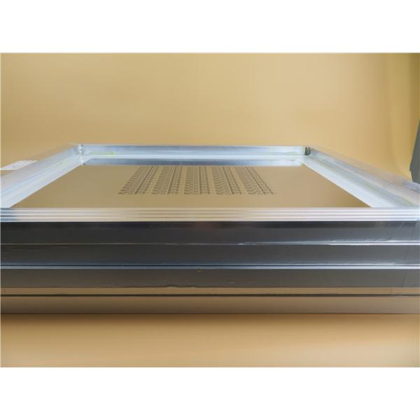 Fama de acero inoxidable del aluminio de la plantilla 520x420m m del PWB SMT de la cuña 0.12m m