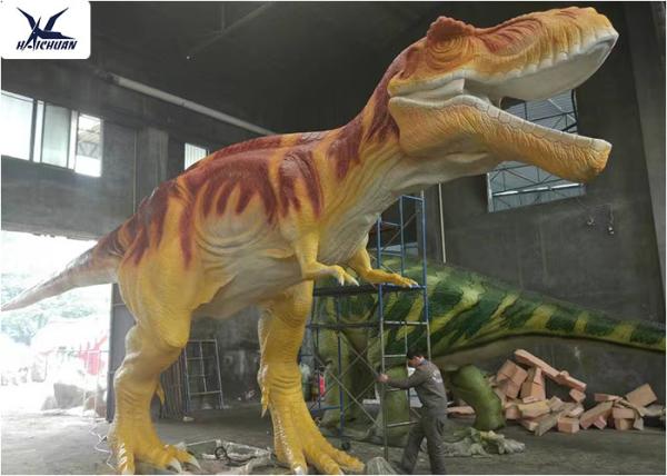 Handmade T Rex Model Giant Dinosaur Model For Road Beautification / Zoo Exhibition
