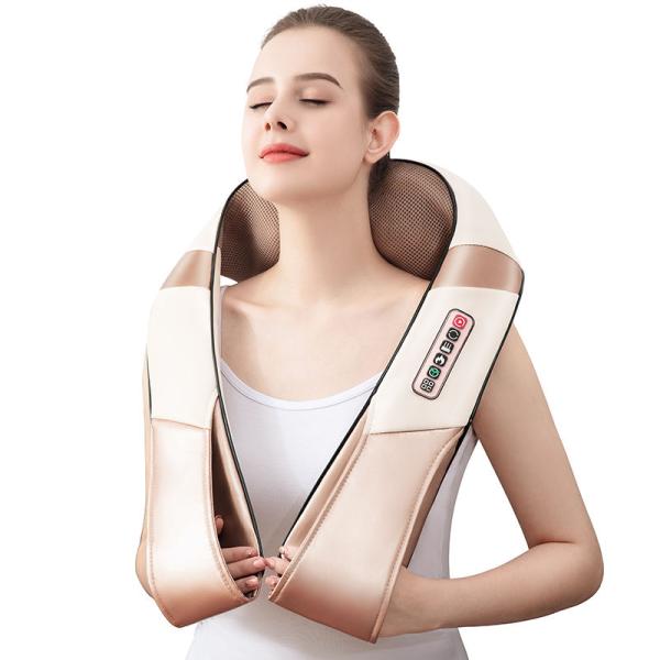 U Shaped Kneading Shoulder Neck Massage Pillow with Heating and Infrared Physiotherapy