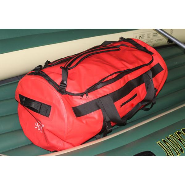 90l PVC Thickened Waterproof Rolling Duffel Weather Resistant