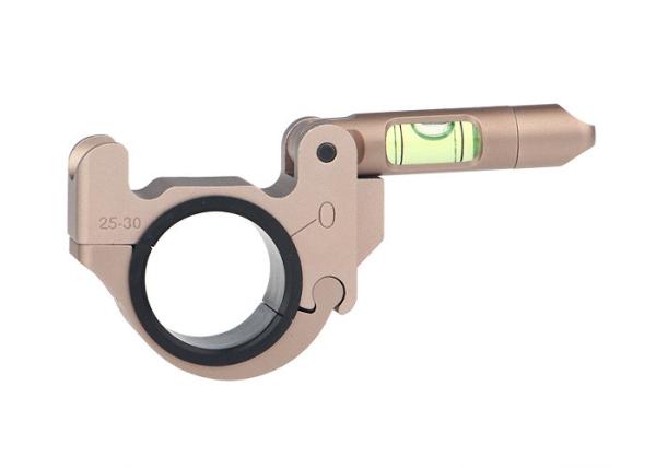 Streamlined Tactical Scope Rings Bubble Spirit Level For 30mm / 25mm Tube