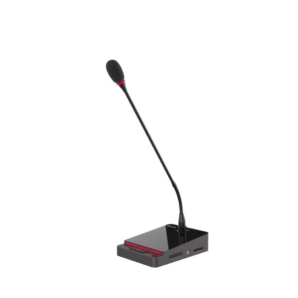 HUAIN Table Top Digital Audio Basic Wired Gooseneck Congress Chairman Microphone Unit