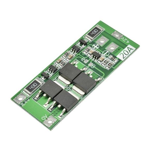 2S 20A Li Ion Lithium Battery Charger Protection Board For 20A Current Drill Motor 8V 9V Lipo Cell Module Enhanced