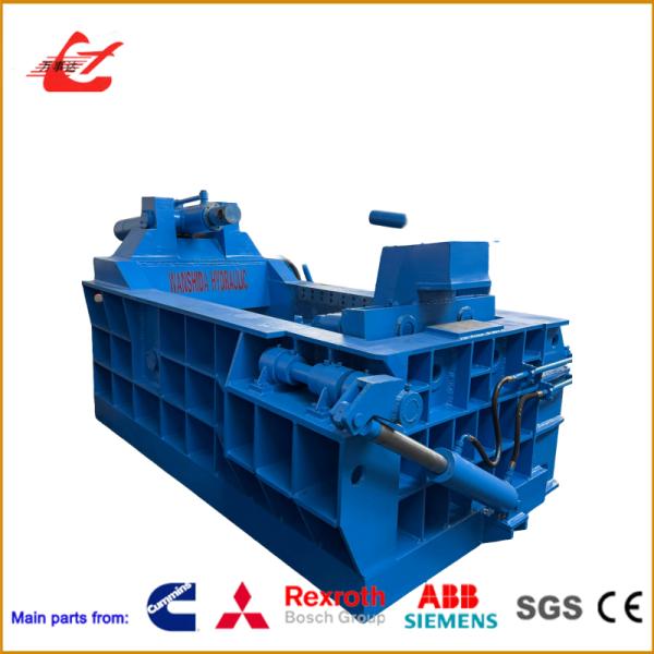 Hydraulic Scrap Metal Baler 1600 KN Force High-Density Steel Recycling Press For Professional Operations