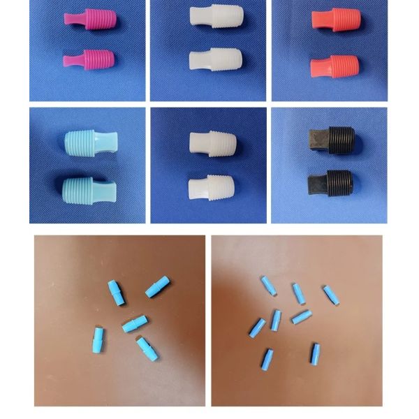 Temperature Resistant Silicone Rubber Plug Hole Spraying Electroplating Protection Conical Rubber Cutting Service Offered
