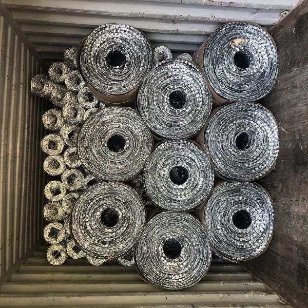 Razor Blade Barbed Wire Mesh Panel Door Fence Netting Protection Mesh