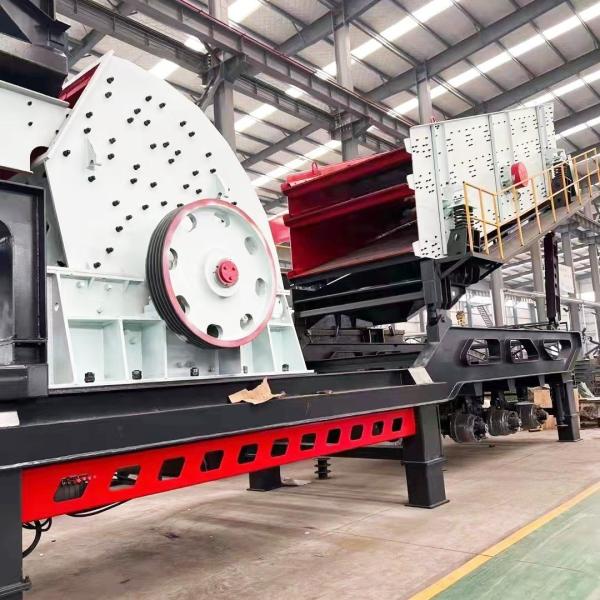 1 Period Mobile Jaw Impact Cone Hammer Crusher Plant for Mobile Construction Waste