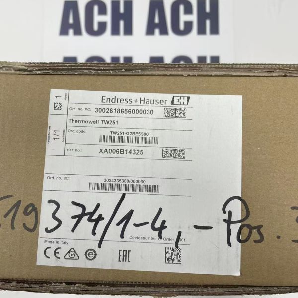 Endress+Hauser TW251-G2BE5S00 | Levelflex TDR Level Transmitter, 4-20mA HART,