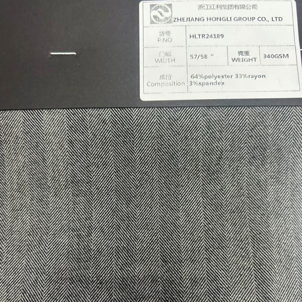 Polyester Rayon Spandex Yarn Dyed Fabric for Garment