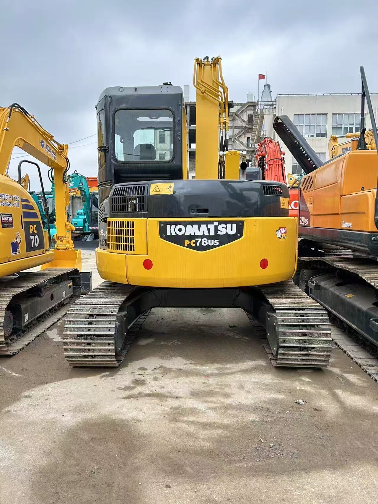 Factory Direct Shipping Used Komatsu PC78 Mini Crawler Excavator Second Hand Hydraulic Digger Farm Used Excavator for Sale