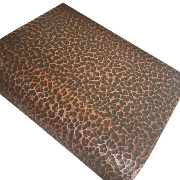 Platos de acero inoxidable martillados a mano con textura única para decoración de arte mural interior