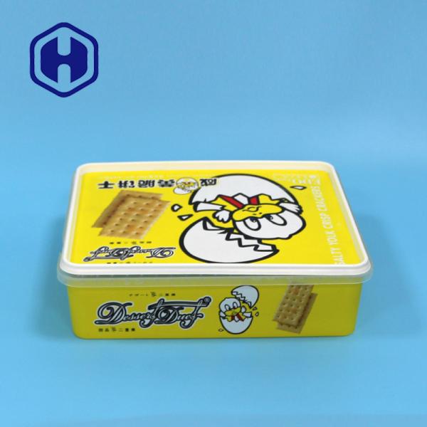 Recipientes de plástico do quadrado 2600ml PP IML que empacotam Bpa livre