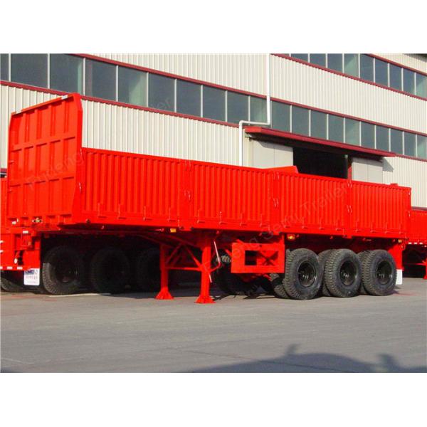 Flatbed type side wall semi trailer and Container truck trailer for sale