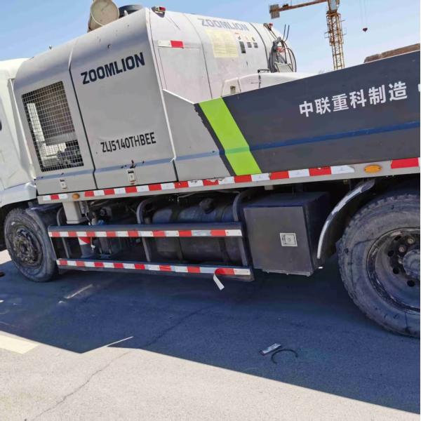 2020 Zoomlion 10022 bomba de línea de hormigón usada, diesel camión viejo bomba de línea montada