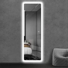 LED Light Bathroom Sink Mirror Touch Sensor Switch Wall Mount Anti Fog