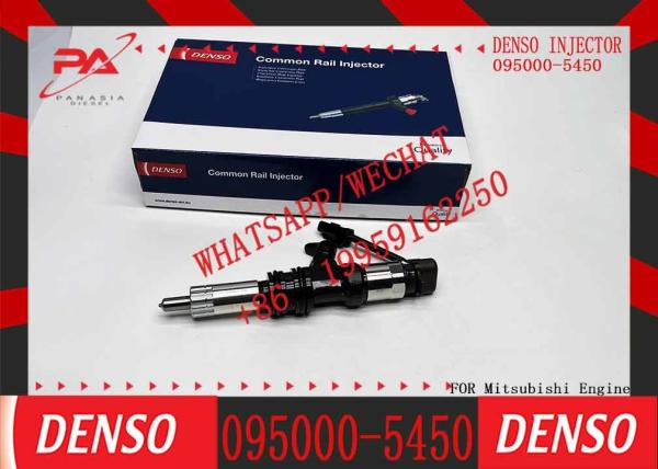 inyector de combustible diesel 095000-5450 ME302143 inyector para Fuso Mitsubishi 6M60, 6M60T, 6M60-T1 inyector de tren común 095000-