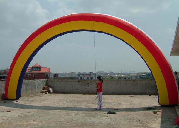 8m Span Commercial colored advertising Inflatable Arch rental For Party