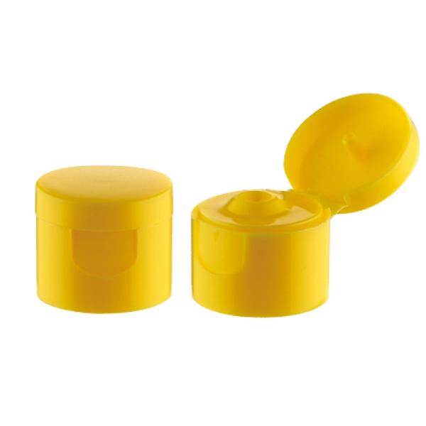 JL-CP102 18 20 24 28 410 415 Plastic Flip Top Caps Smooth Screw Shampoo PP