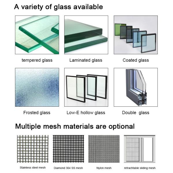 Grandsea Factory Direct High Quality Porte Wooden Grain Waterproof External Aluminum Sliding Double Tempered Glass Doors