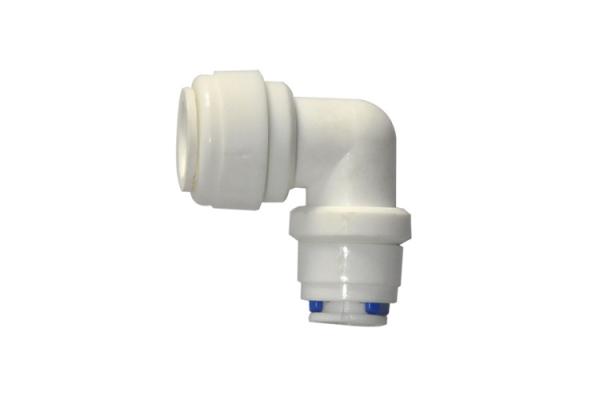 White Color Ro Filter Parts Plastic K604 Tee Joint Plug Male Connection Leakage Proof
