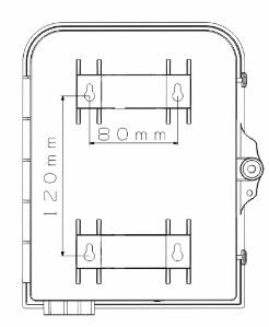 8 Ports LC SC Wall Mount Fiber Optic Termination Box  For FTTH