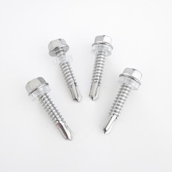 Inox A4 SS 316 Stainless Steel Self Drilling Screws Hex Head DIN 7504K