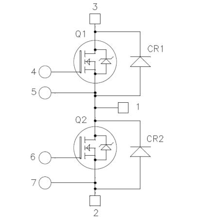 Автомобильные IGBT-модули MSCSM120AM027CD3AG 1200V SiC MOSFET Power Module