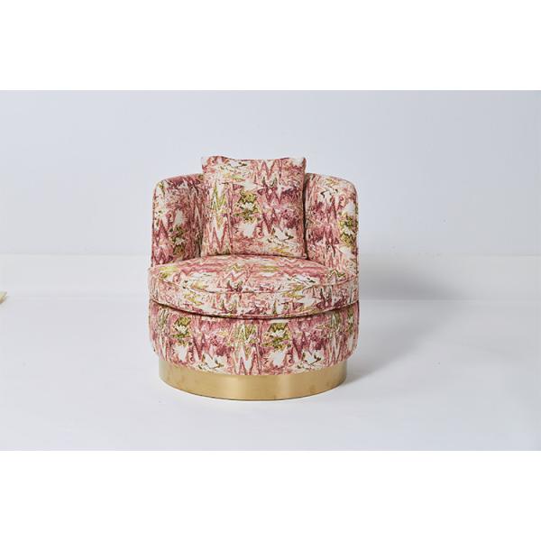 American Style Living Room Couches Crazy Beautiful Velvet Fabric Single Leisure Chair