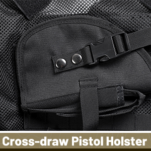 Sports Vest Equipment Security Vest Training Vest Adjustable Lightweight Vest for Law Enforcement Guard Hunting